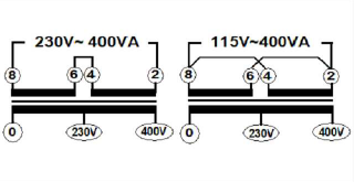 Trasformatore 12+12 V - 400 VA